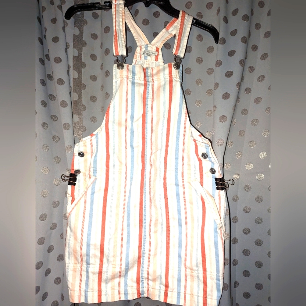 AMERICAN EAGLE OUTFITTERS Overall Denim Dress with Pockets XS